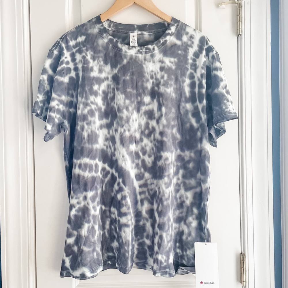 Lululemon All Yours Tee Tie Dye Size 10 BNWT Color MLDG